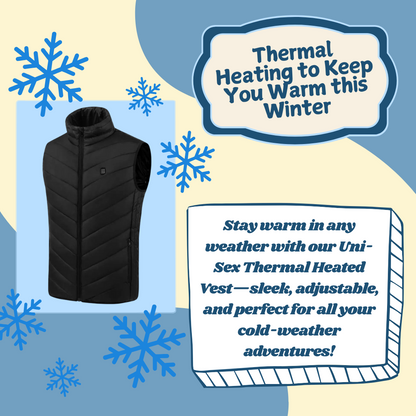 Uni-Sex Thermal Heated Electric Vest
