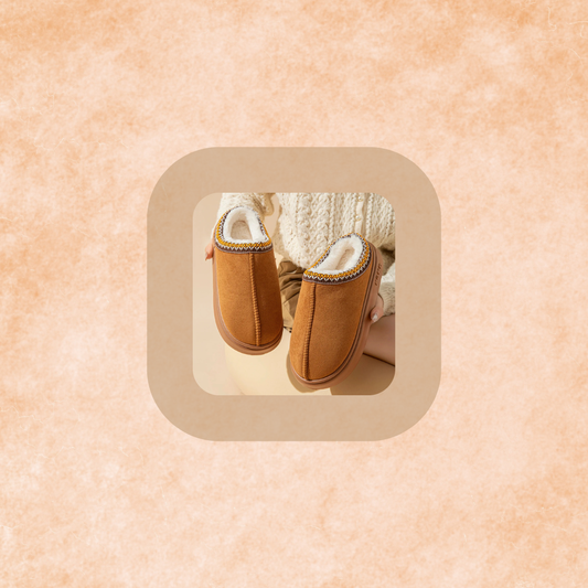 Warm Autumn Women's Slippers With Platform