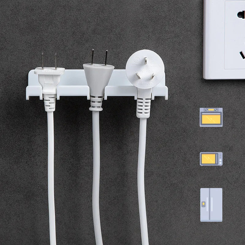 Wall Adhesive Power Plug Storage Hook