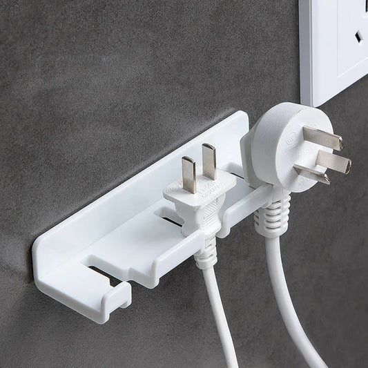 Wall Adhesive Power Plug Storage Hook