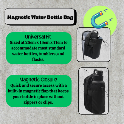 Magnetic Water Bottle Bag