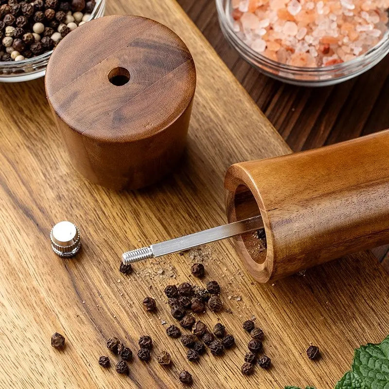 Wooden Salt & Pepper Grinder Set