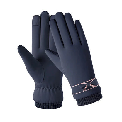 Cozy Fleece-Lined Winter Gloves for Women