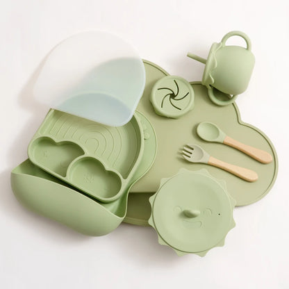 Non-Toxic Baby Silicone Feeding Set