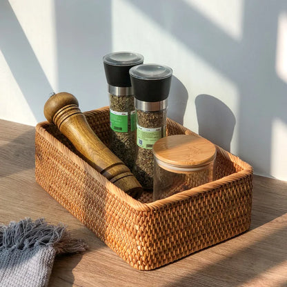 Vintage Vine Woven Multi-Purpose Storage Basket Set