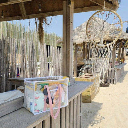 Simple Transparent Swimming Beach Bag