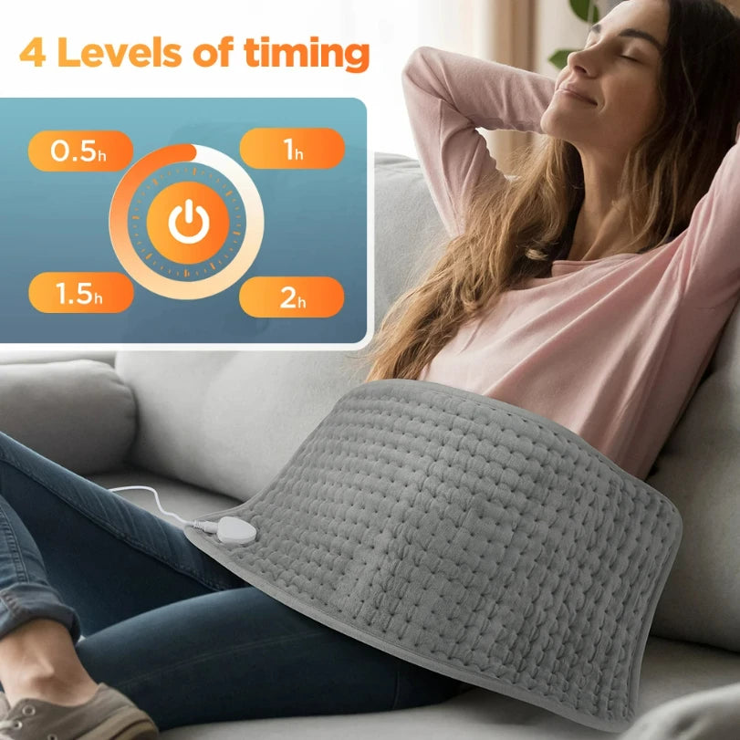 Premium Electric Heating Pad for Targeted Pain Relief & Comfort