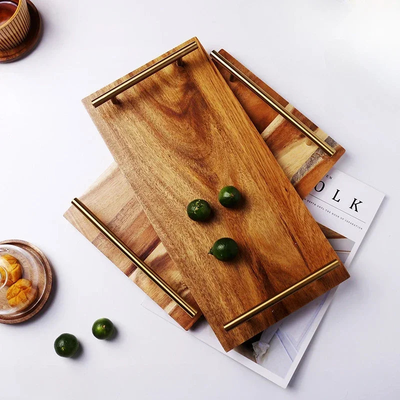 Wooden Serving Food Trays