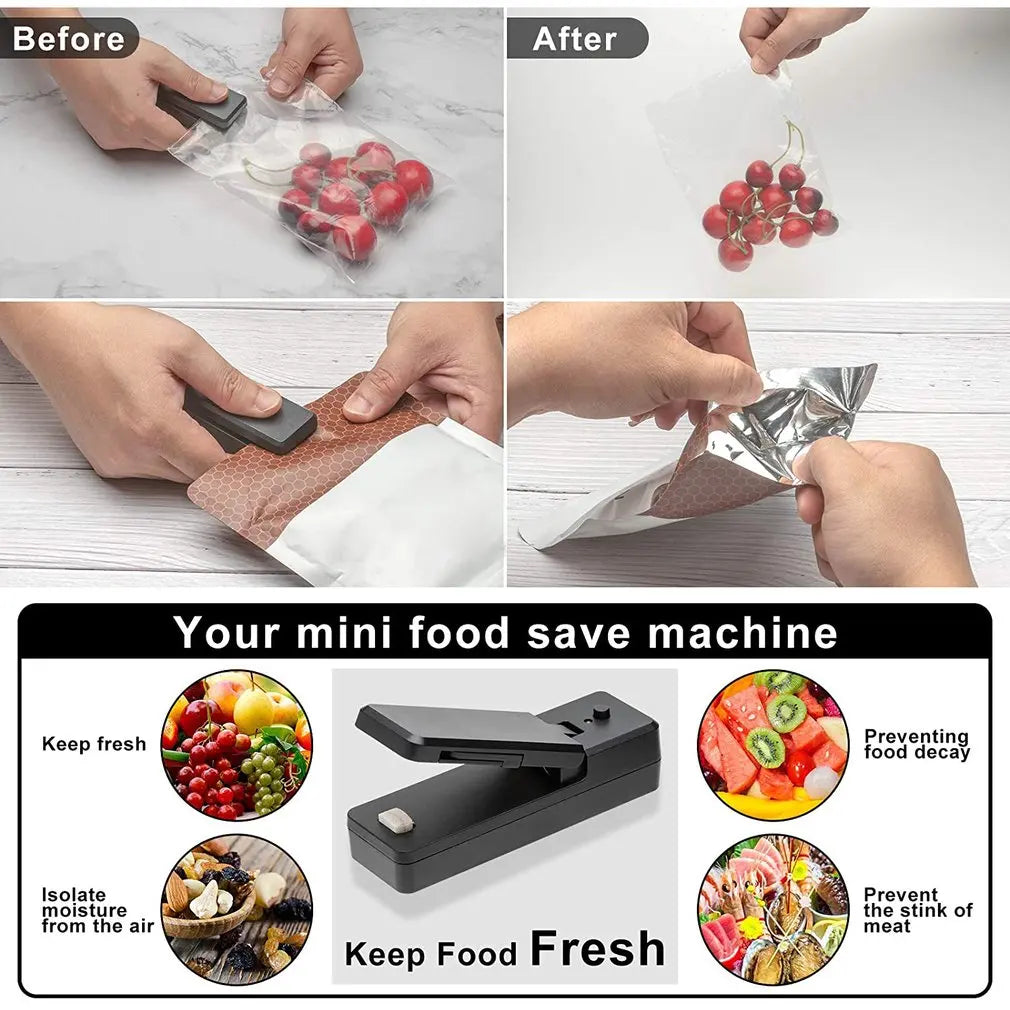 Mini Bag Sealer With Charger