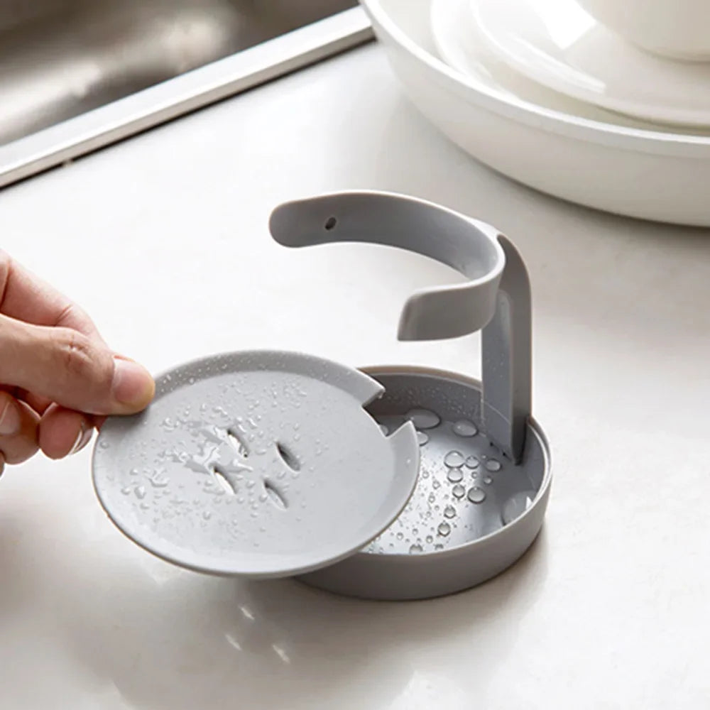 Dish Brush With Built-In Soap Dispenser