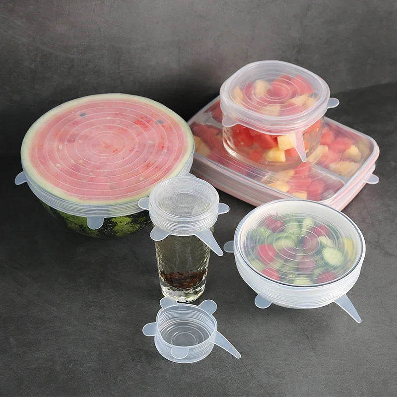 Durable Multi-Sized Silicone Food Covers