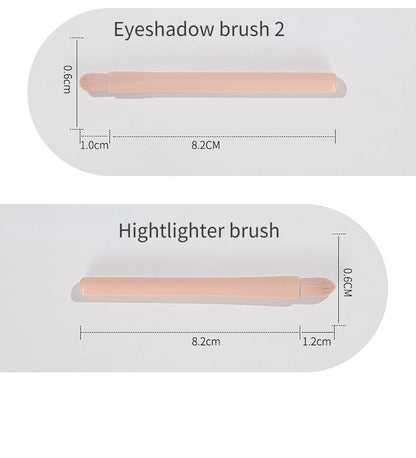 Travel 4 In 1 Makeup Brushes Set