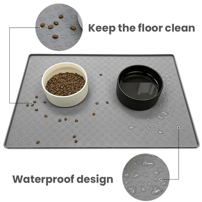 Dog Food Bowl Silicone Place-Mat