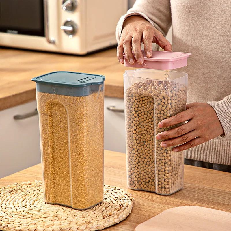 Transparent Multi-Purpose Kitchen Food Dispensers