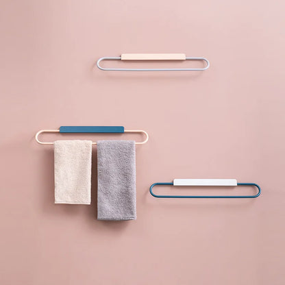 Wall-Mounted Stainless Steel Towel Rack