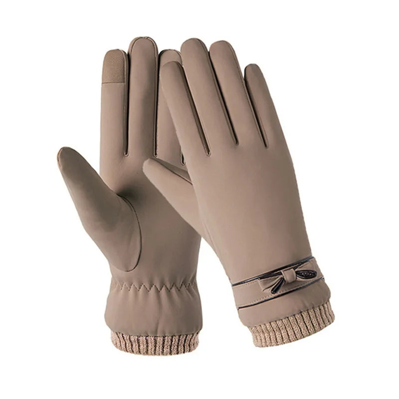 Cozy Fleece-Lined Winter Gloves for Women