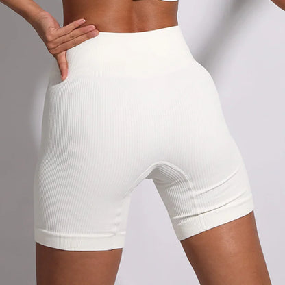 Seamless Women's High Waist Yoga Shorts