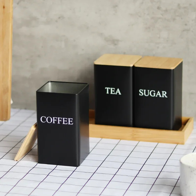 Coffee, Tea & Sugar Storage Jars