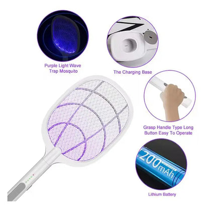 Foldable Electric Shock Mosquito Swatter