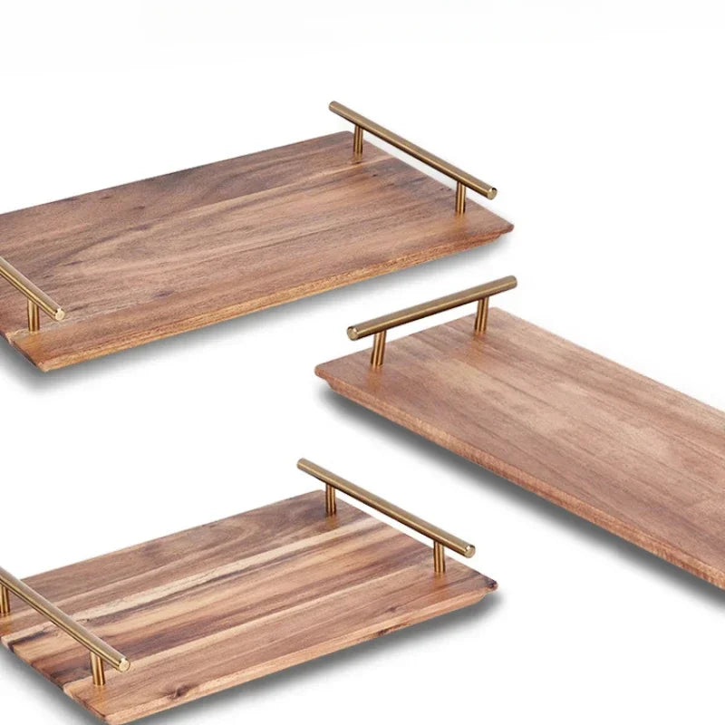 Wooden Serving Food Trays