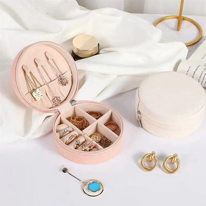 Mini Travel Jewelry Box Organizer