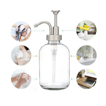 Aesthetic Liquid Glass Soap Dispenser