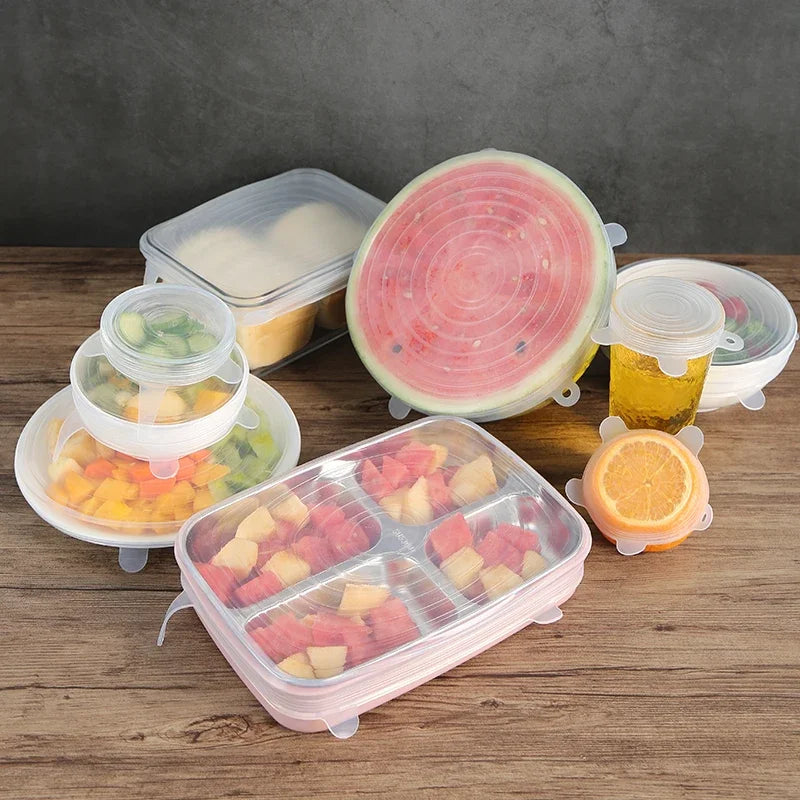 Durable Multi-Sized Silicone Food Covers