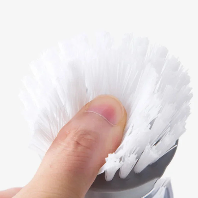 Dish Brush With Built-In Soap Dispenser