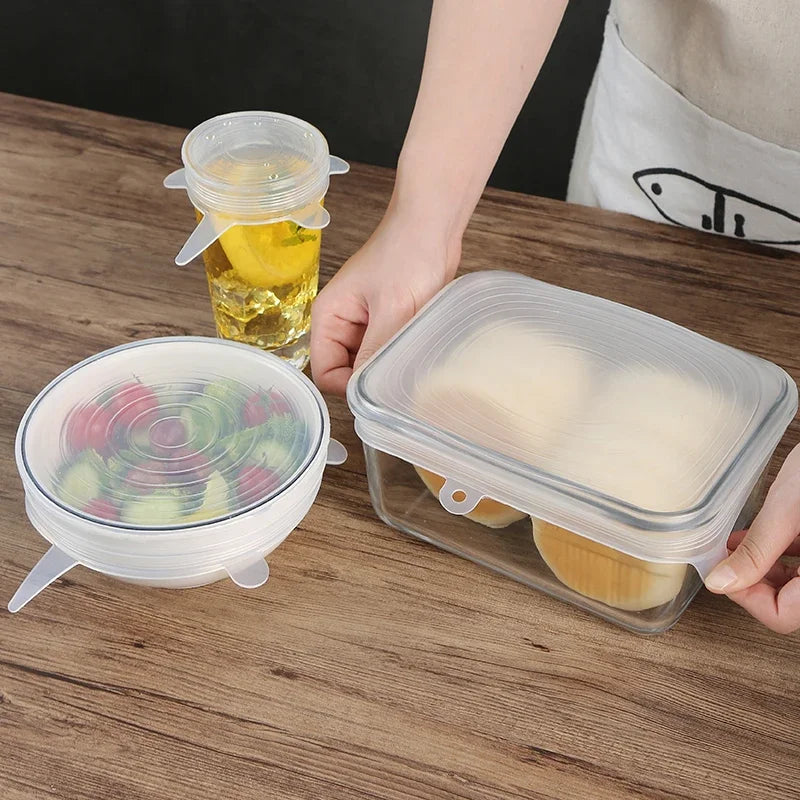 Durable Multi-Sized Silicone Food Covers