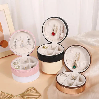 Mini Travel Jewelry Box Organizer