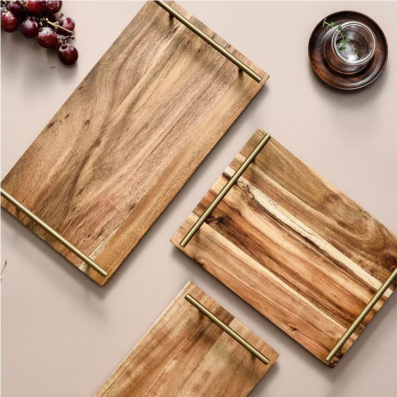 Wooden Serving Food Trays