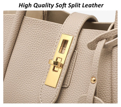 Stylish High-Quality Women's Leather Tote Bag