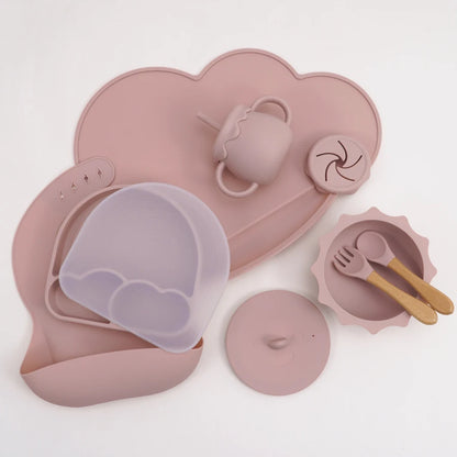 Non-Toxic Baby Silicone Feeding Set
