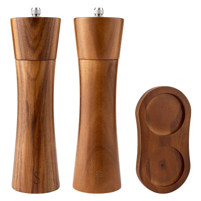 Wooden Salt & Pepper Grinder Set