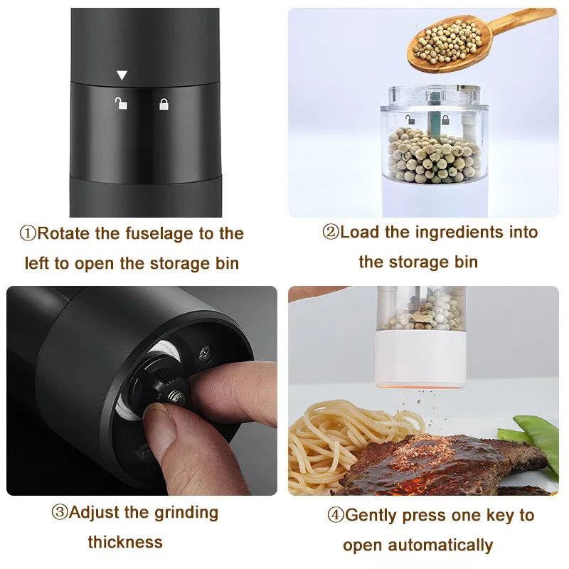 Automatic Electric Salt & Pepper Grinder