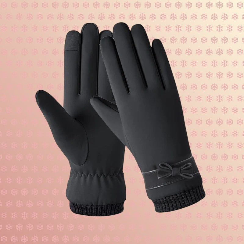 Cozy Fleece-Lined Winter Gloves for Women