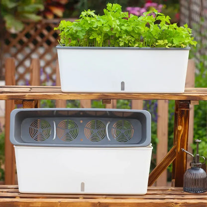 Self-Watering Double Layer Modern Planter Pot