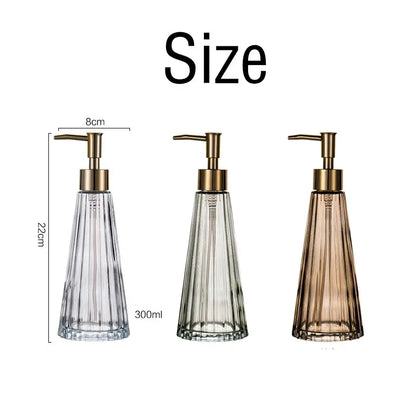 Elegant Glass Hand Soap Dispenser
