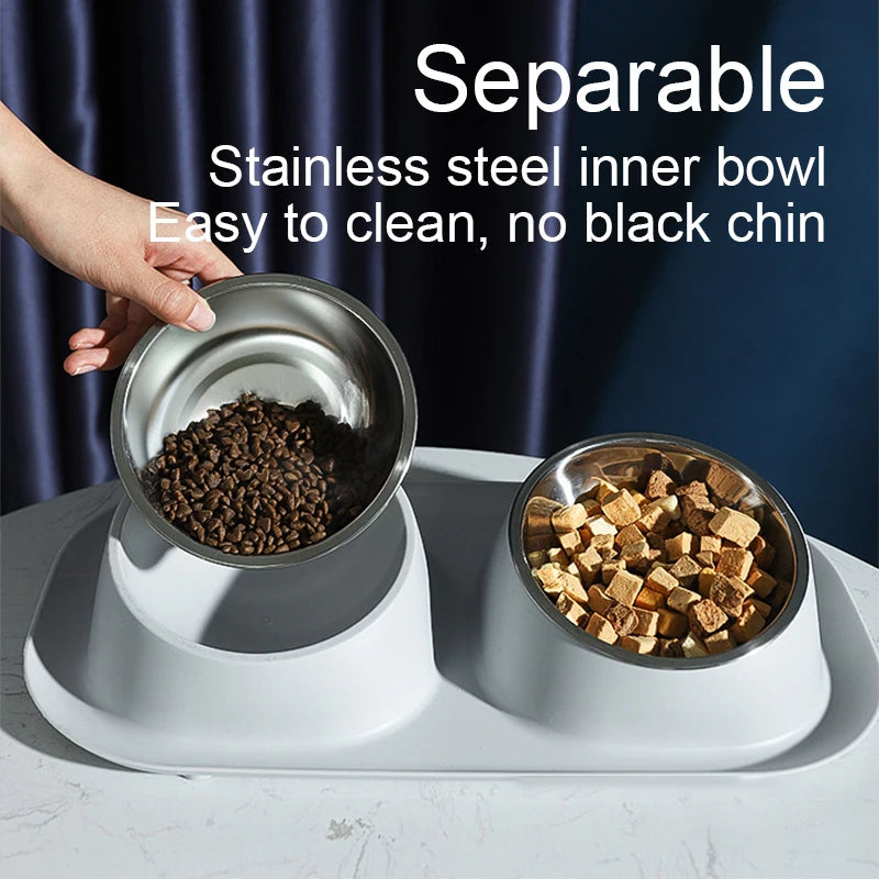 Pet Food & Water Stainless Steel Bowls