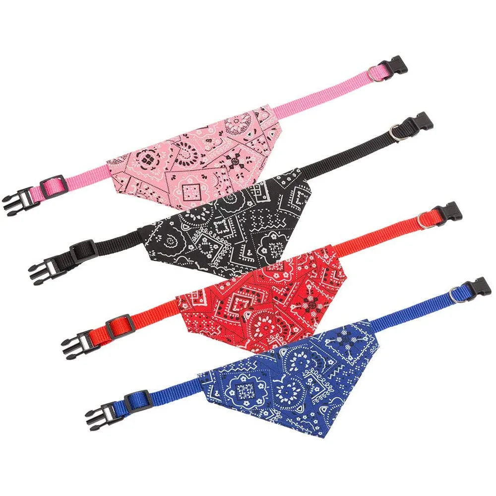 Colorful Adjustable Pet Bandanas