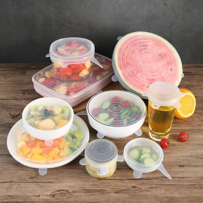 Durable Multi-Sized Silicone Food Covers