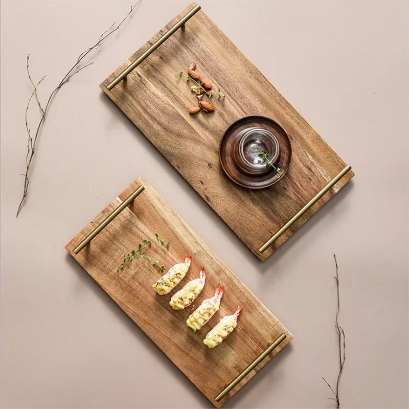 Wooden Serving Food Trays