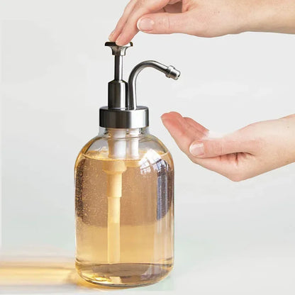 Aesthetic Liquid Glass Soap Dispenser
