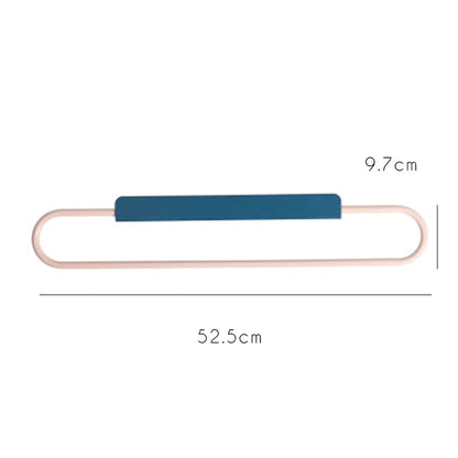 Wall-Mounted Stainless Steel Towel Rack