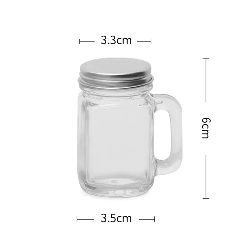 Versatile Leak-Proof Mini Mason Jar