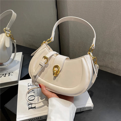 Small Saddle Crossbody Women's Bag