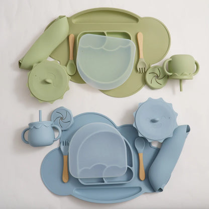 Non-Toxic Baby Silicone Feeding Set