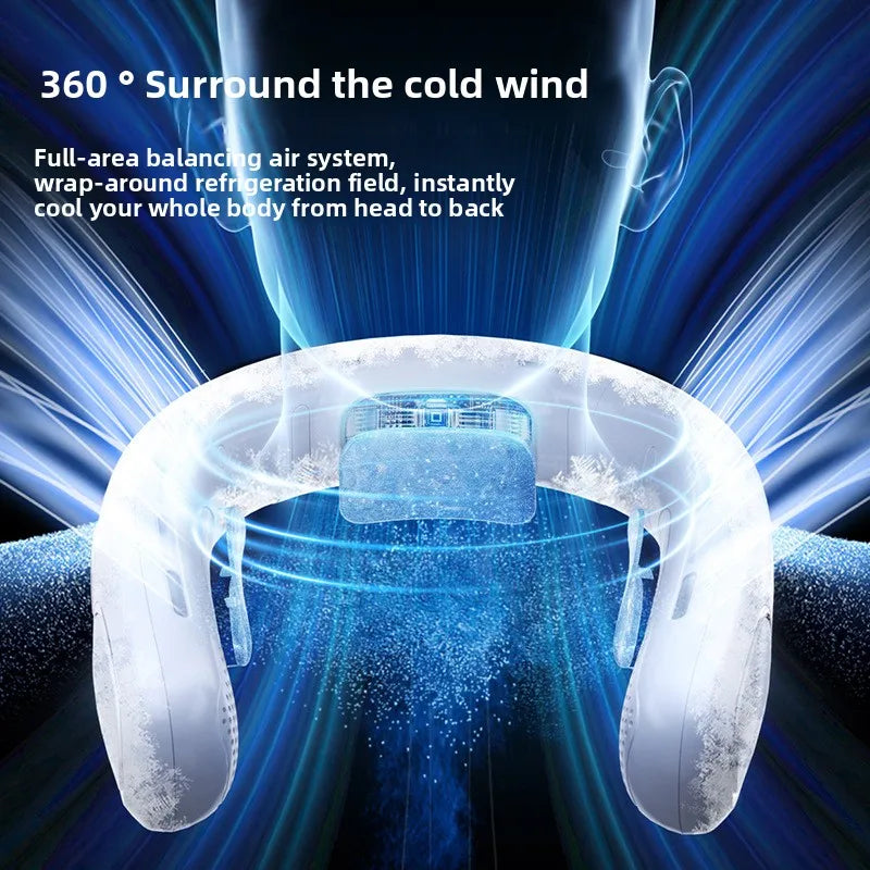 Comfort-Fit Wearable Cooling Neck Fan