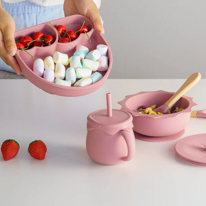 Non-Toxic Baby Silicone Feeding Set
