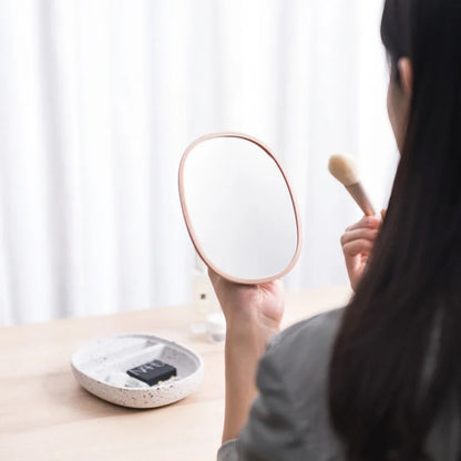 Women's Cosmetic Storage Box With Mirror